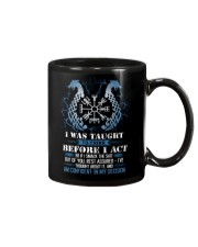 Viking Nordic Taught To Think Before Acting Mug thumbnail