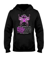 Breast Cancer Braver Stronger Smarter Hooded Sweatshirt thumbnail