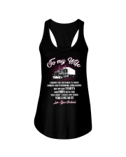 Trucker to my wife Ladies Flowy Tank thumbnail