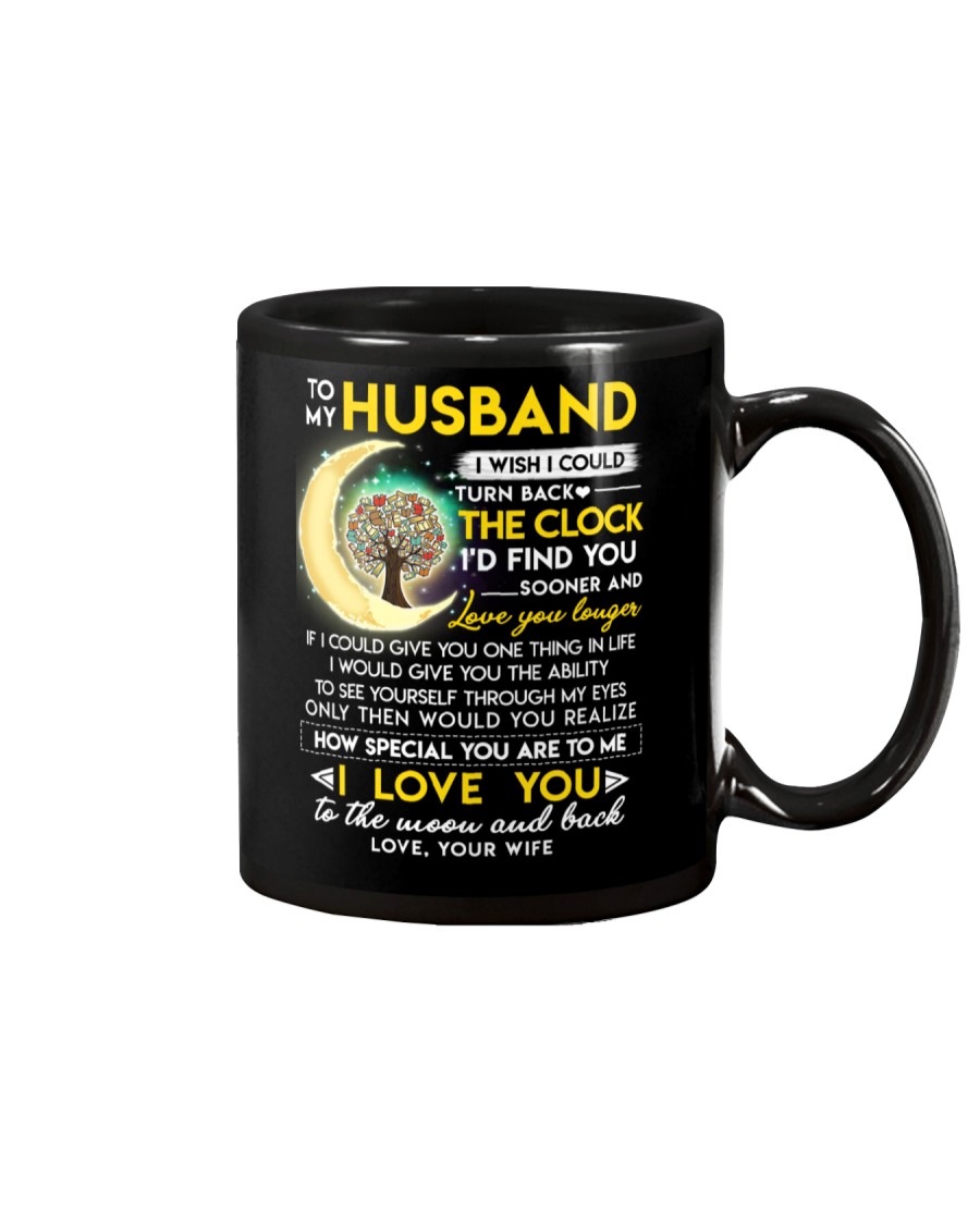 Reading Husband Clock Ability Moon Mug