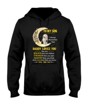 Old English Sheepdog Son Dad Daddy Loves You Hooded Sweatshirt thumbnail