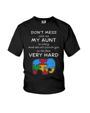 Autism My Aunt Will Punch You In The Face Youth T-Shirt thumbnail