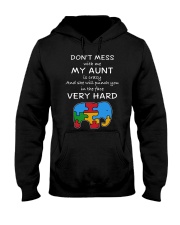 Autism My Aunt Will Punch You In The Face Hooded Sweatshirt thumbnail