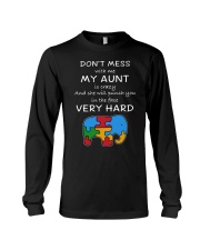 Autism My Aunt Will Punch You In The Face Long Sleeve Tee thumbnail
