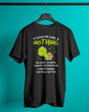 Today I'm Doing Nothing Turtle Classic T-Shirt lifestyle-mens-crewneck-front-3