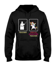 Unicorn Special Education Teacher Hooded Sweatshirt thumbnail