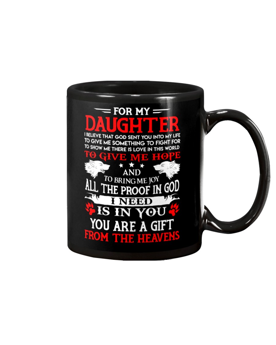 Wolf Daughter Gift From Heavens Mug