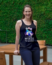 Unicorn Naps Netflix Ladies Flowy Tank lifestyle-bellaflowy-tank-front-1