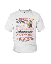 Family Daughter Dad Today Is A Good Day Youth T-Shirt thumbnail