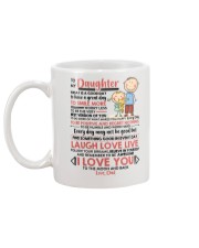 Family Daughter Dad Today Is A Good Day Mug back