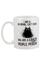 I Am A Normal Cat Mom Mug back