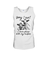 Farmer Plans with my heifers Unisex Tank thumbnail