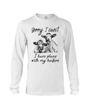 Farmer Plans with my heifers Long Sleeve Tee thumbnail