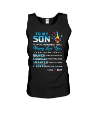 Autism Always Remember Mommy Loves You Son Mom Unisex Tank thumbnail
