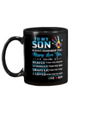 Autism Always Remember Mommy Loves You Son Mom Mug back