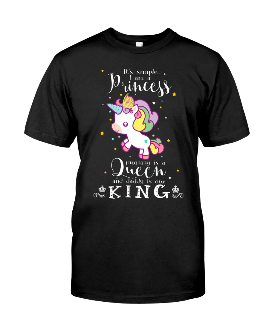 Unicorn Princess Queen King T-shirt Classic T-Shirt