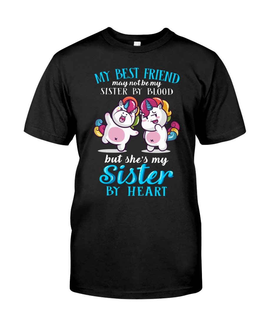 Unicorn Sister By Heart Classic T-Shirt