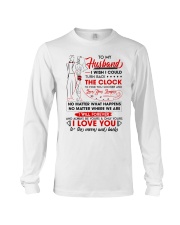 Family Husband Be Yours Clock Moon Long Sleeve Tee thumbnail