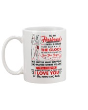 Family Husband Be Yours Clock Moon Mug back