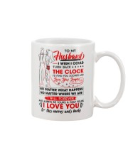 Family Husband Be Yours Clock Moon Mug front