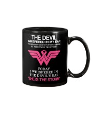Breast Cancer My Daughter Is The Storm Mug thumbnail