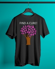Breast Cancer Find A Cure Classic T-Shirt lifestyle-mens-crewneck-front-3