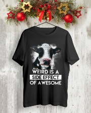 Cow Weird awesome Classic T-Shirt lifestyle-holiday-crewneck-front-2