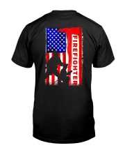 Firefighter American flag Classic T-Shirt thumbnail