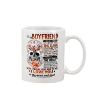 Butterfly Boyfriend Clock Ability Moon Mug front