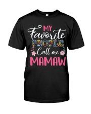 Autism Mamaw Grandma Classic T-Shirt front