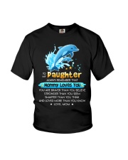 Dolphin Daughter Mom Mommy Loves You Youth T-Shirt thumbnail