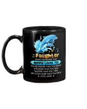 Dolphin Daughter Mom Mommy Loves You Mug back