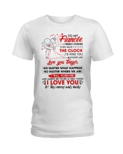 Family Fiancee Be Yours Clock Moon Ladies T-Shirt thumbnail