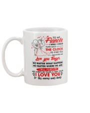 Family Fiancee Be Yours Clock Moon Mug back