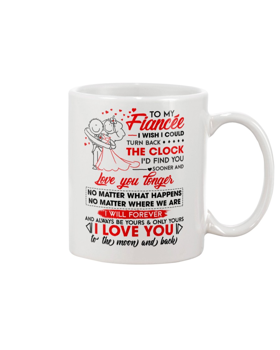 Family Fiancee Be Yours Clock Moon Mug