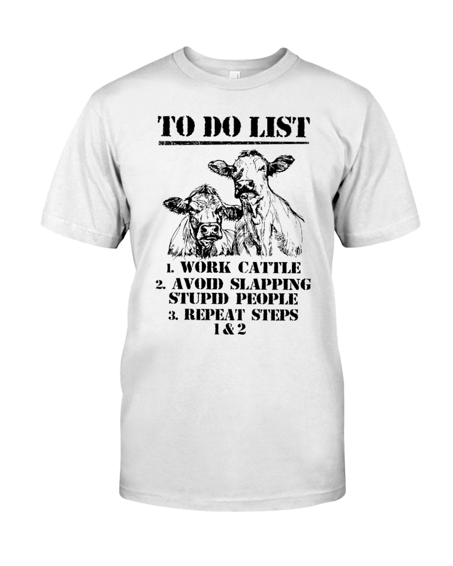 Farmer to do list shirt Classic T-Shirt