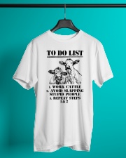 Farmer to do list shirt Classic T-Shirt lifestyle-mens-crewneck-front-3