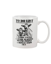 Farmer to do list shirt Mug thumbnail
