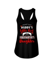 I'm firefighter's daughter shirt Ladies Flowy Tank thumbnail