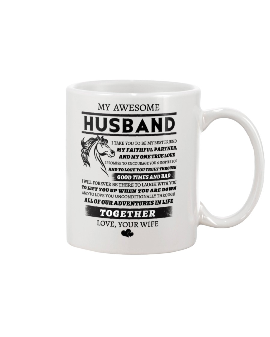 Faithful Partner True Love Wife Horse Mug