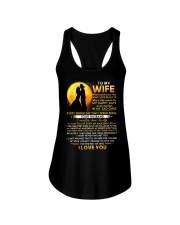 Firefighter Wife Lucky To Live Amazing Life Ladies Flowy Tank thumbnail
