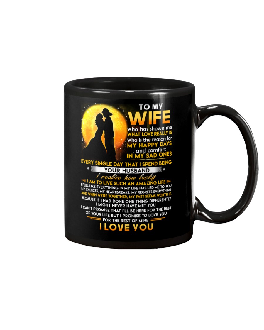 Firefighter Wife Lucky To Live Amazing Life Mug