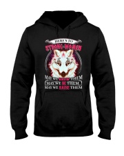 Strong Woman Wolf Hooded Sweatshirt thumbnail