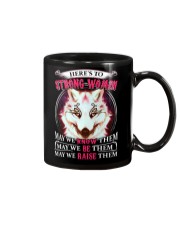 Strong Woman Wolf Mug thumbnail