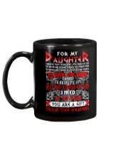Daughter Gift From The Heavens Viking Mug back