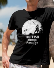 I Must Go Fishing Classic T-Shirt lifestyle-mens-crewneck-front-11