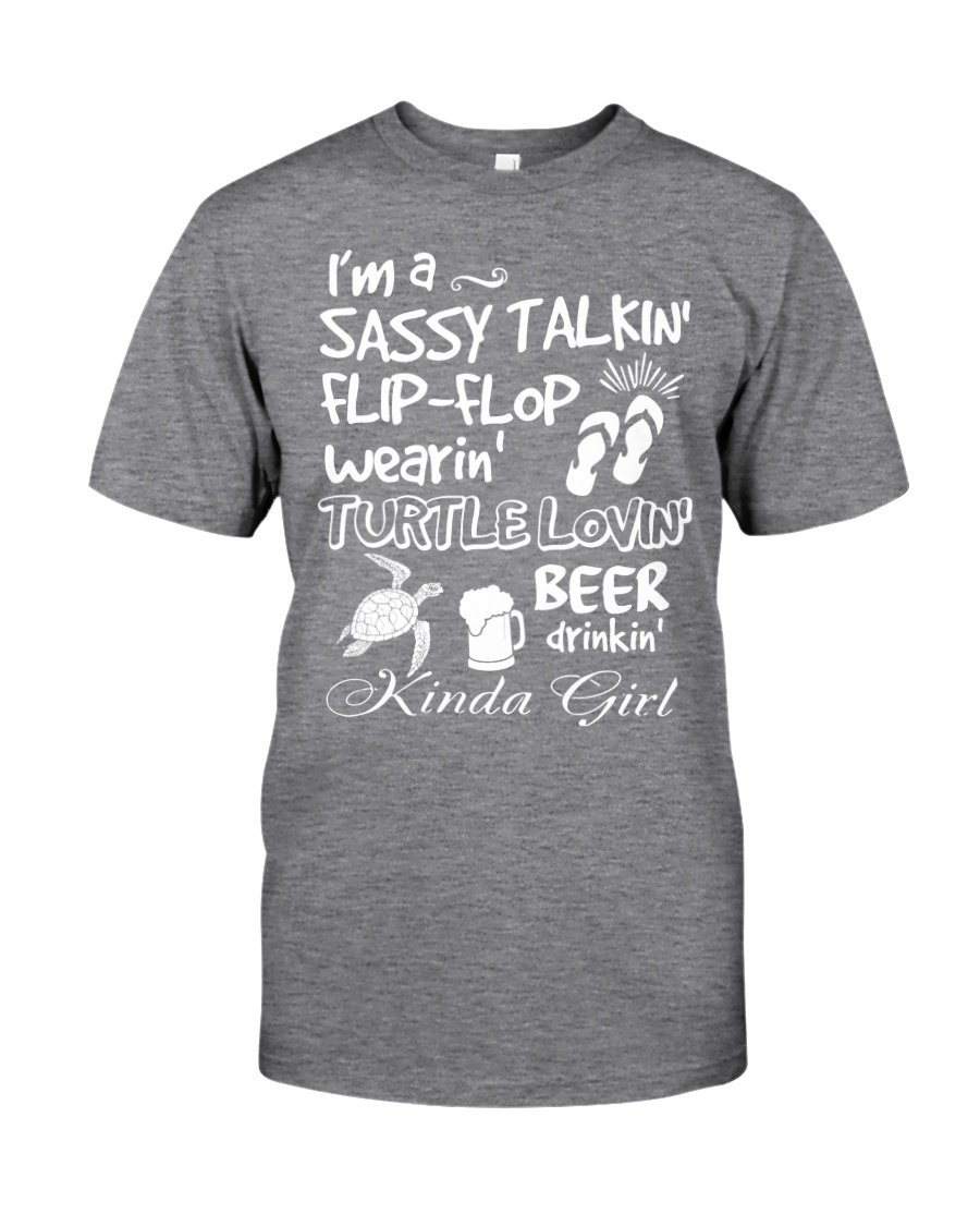 I'm A Sassy Talkin' Flip-Flop Wearin' Turtle Classic T-Shirt