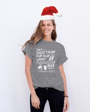 I'm A Sassy Talkin' Flip-Flop Wearin' Turtle Classic T-Shirt lifestyle-holiday-crewneck-front-1