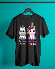 Unicorn Before After Yoga Classic T-Shirt lifestyle-mens-crewneck-front-3
