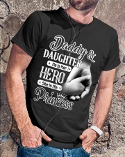 Daddy Hero Daughter Princess Classic T-Shirt lifestyle-mens-crewneck-front-4